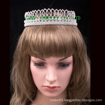 princess crown rhinestone tiara girls metal tiara